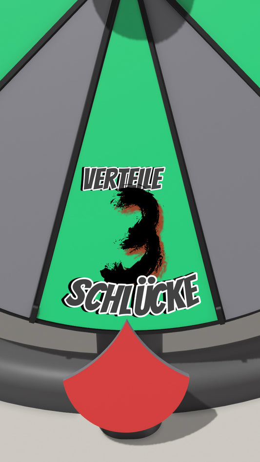 Spielfeld „Verteile 3 Schlücke“