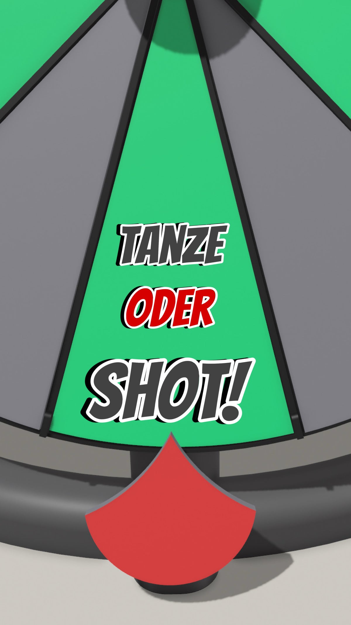 Spielfeld „Tanze oder Shot“