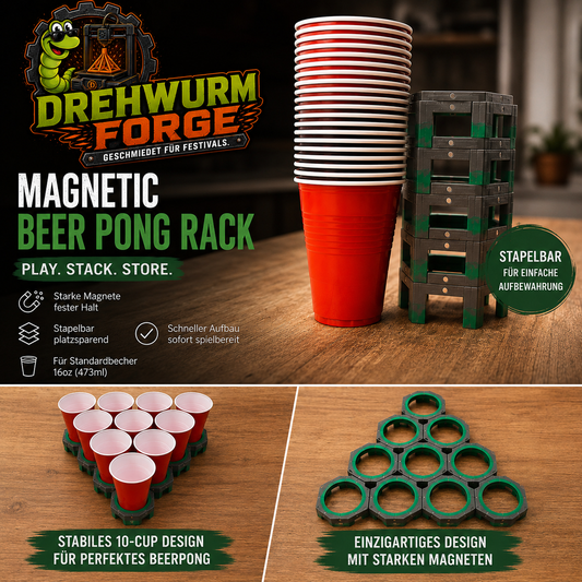 Magnetisches Beerpong-Aufstellsystem