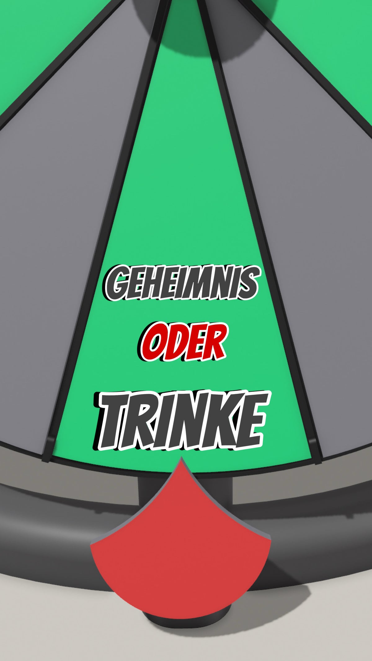 Spielfeld "Geheimnis oder Trinke"