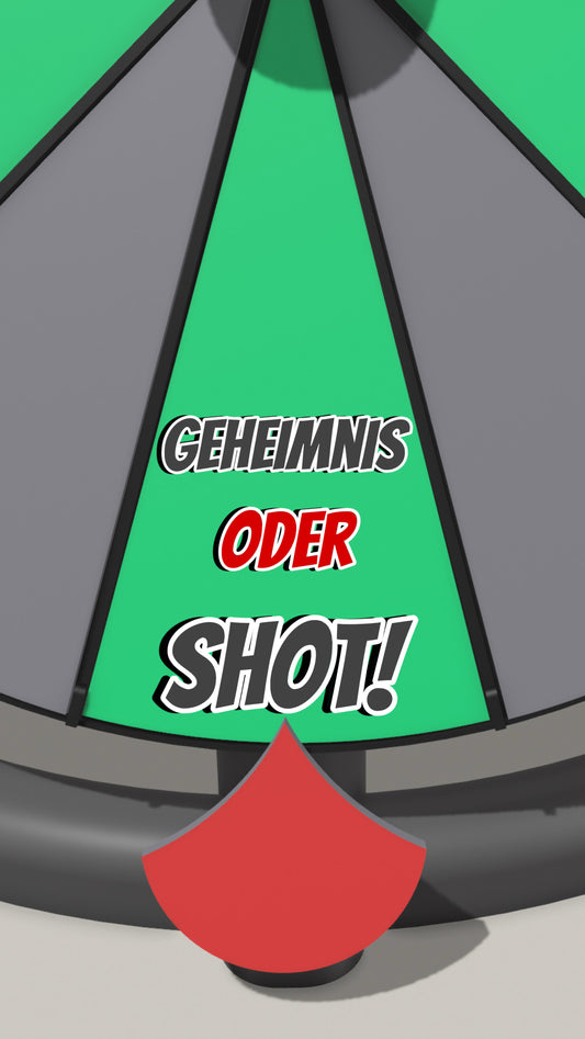 Spielfeld „Geheimnis oder Shot“