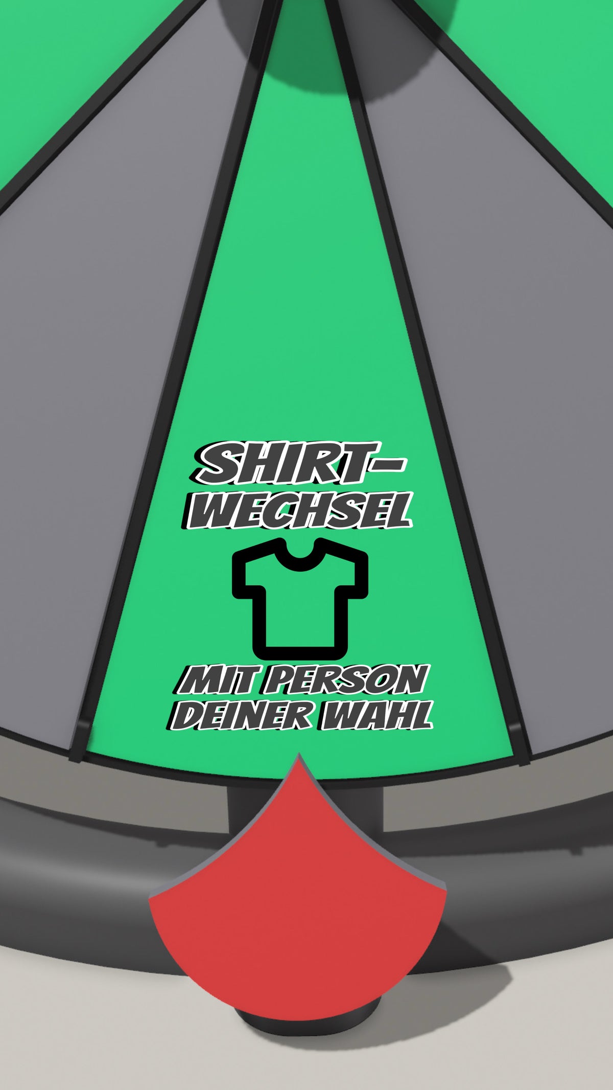 Spielfeld „Shirtwechsel mit Person deiner Wahl"