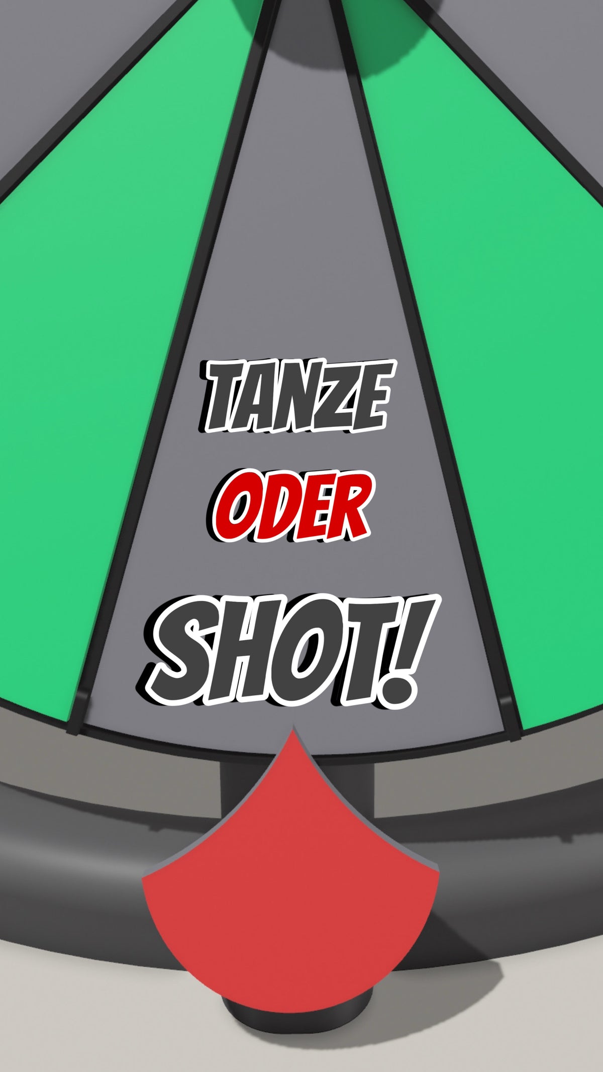 Spielfeld „Tanze oder Shot“