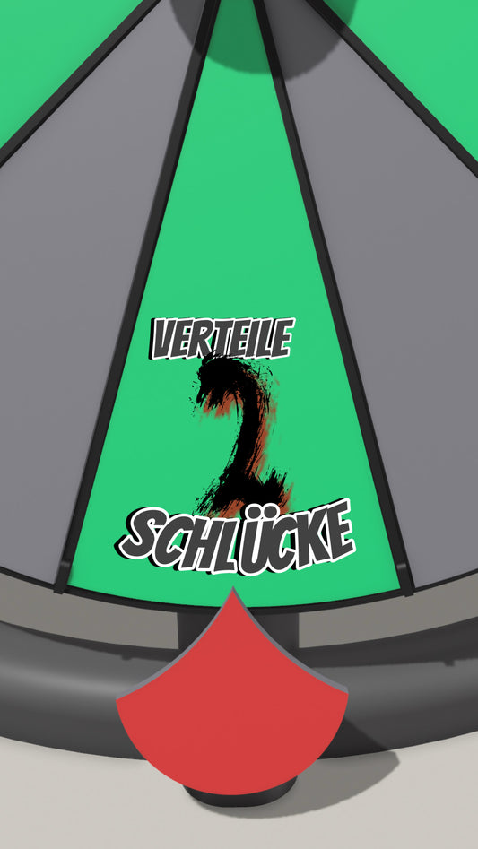 Spielfeld „Verteile 2 Schlücke“