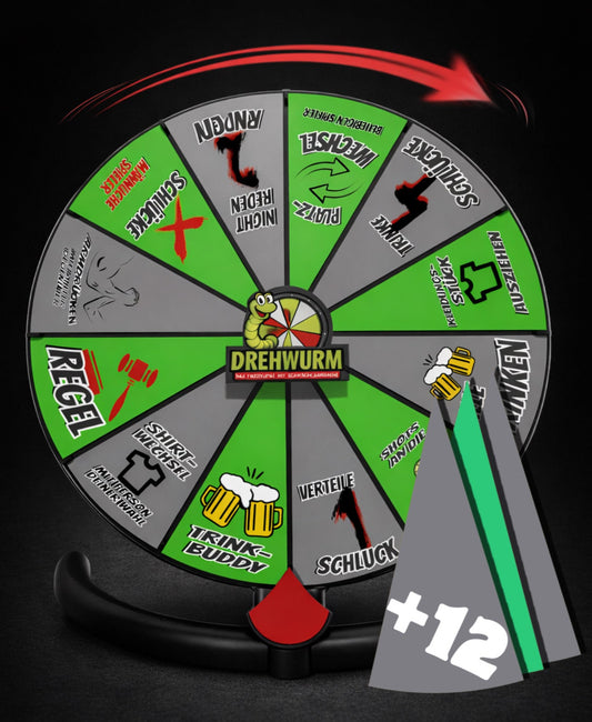 Drehwurm Starterset + 12 Spielfelder