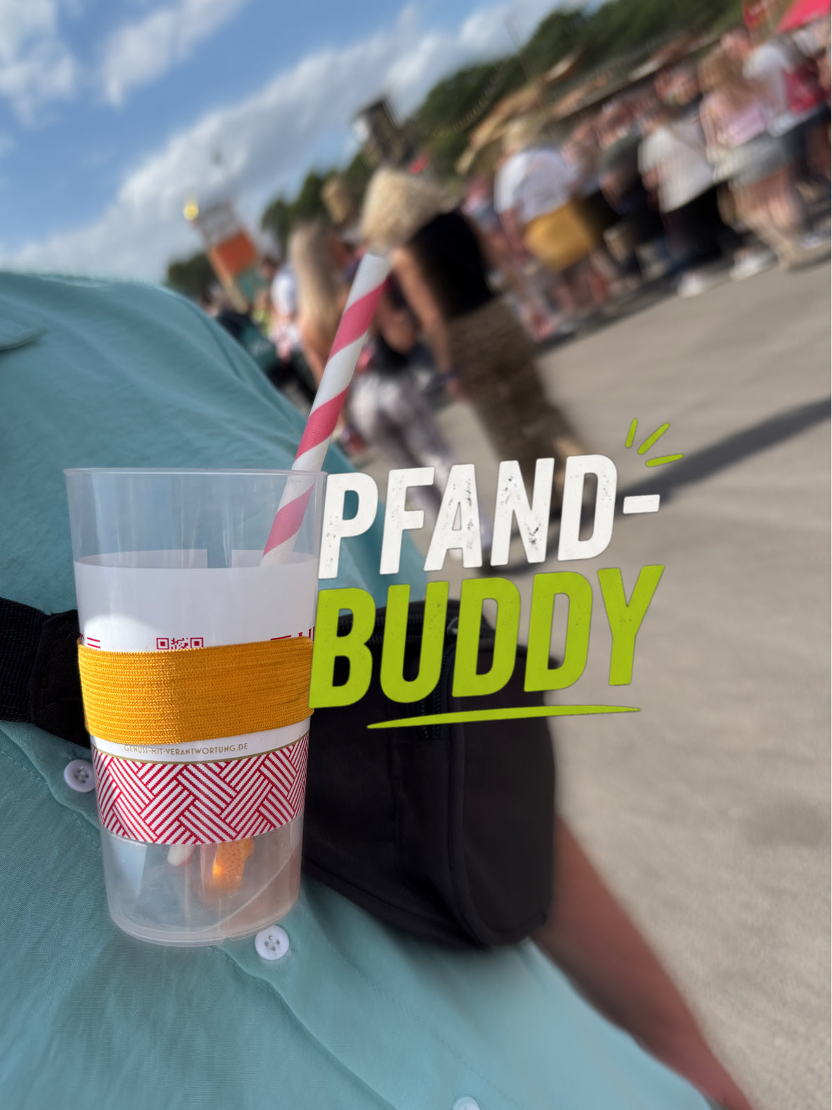 PFANDBUDDY – Der praktische Pfandhalter für Festivals, Konzerte & Events